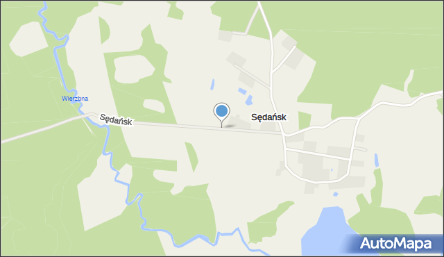 Sędańsk, Sędańsk, mapa Sędańsk