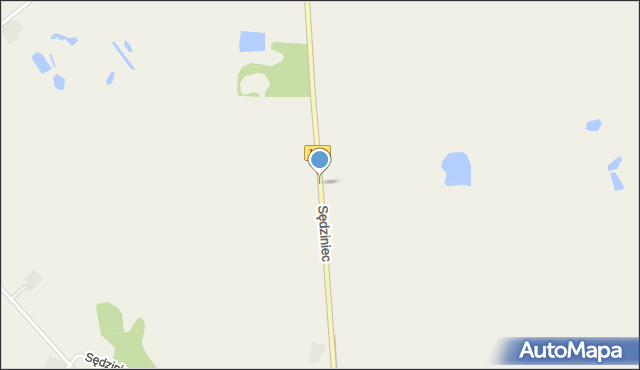 Sędziniec, Sędziniec, mapa Sędziniec