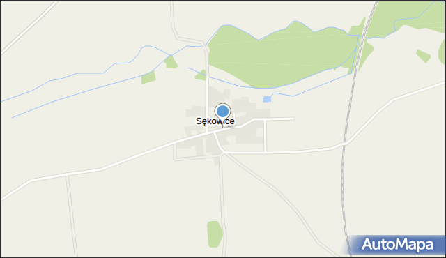 Sękowice gmina Nysa, Sękowice, mapa Sękowice gmina Nysa