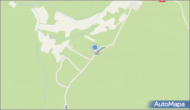 Sępolno gmina Miedzichowo, Sępolno, mapa Sępolno gmina Miedzichowo