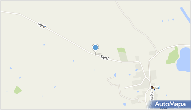 Sętal, Sętal, mapa Sętal