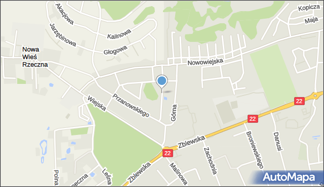 Starogard Gdański, Sędzickiego Franciszka, mapa Starogard Gdański