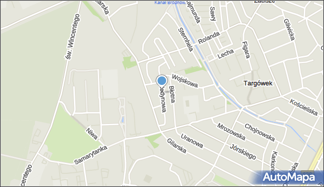 Warszawa, Seledynowa, mapa Warszawy