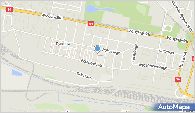 Bytom, Siemiradzkiego Henryka, mapa Bytomia