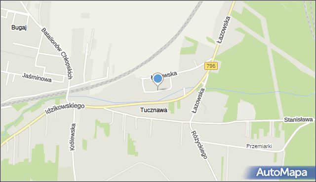 Dąbrowa Górnicza, Siewna, mapa Dąbrowa Górnicza