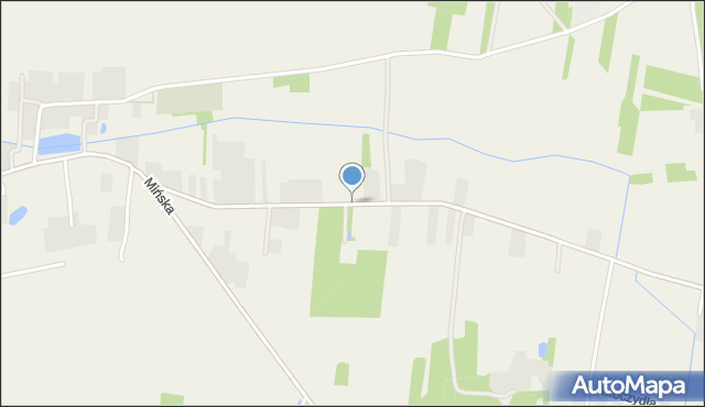 Jakubów powiat miński, Siedlecka, mapa Jakubów powiat miński