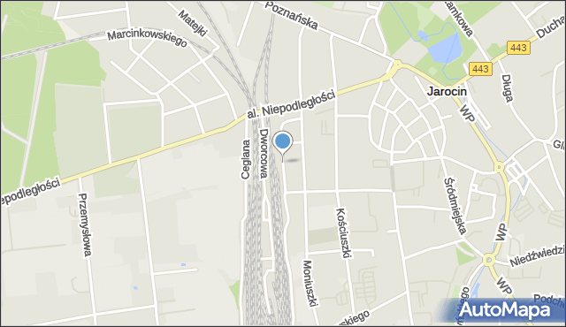 Jarocin, Sienkiewicza Henryka, mapa Jarocin