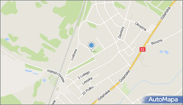 Jastrowie, Sikorskiego Władysława, gen., mapa Jastrowie