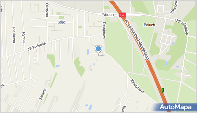 Jaworowa, Sienkiewicza Henryka, mapa Jaworowa