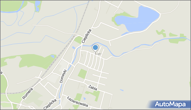 Jelenia Góra, Sienkiewicza Henryka, mapa Jelenia Góra