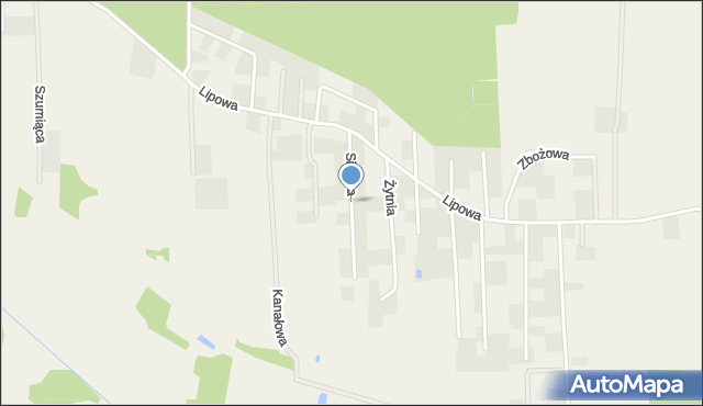 Kruszyn Krajeński, Siewna, mapa Kruszyn Krajeński