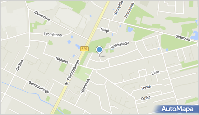 Marki powiat wołomiński, Sikorskiego Władysława, gen., mapa Marki powiat wołomiński