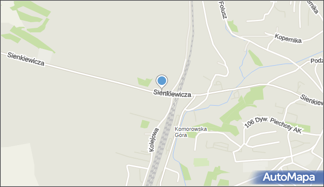 Miechów, Sienkiewicza Henryka, mapa Miechów
