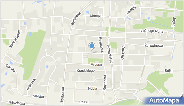 Niemcz, Sienkiewicza Henryka, mapa Niemcz