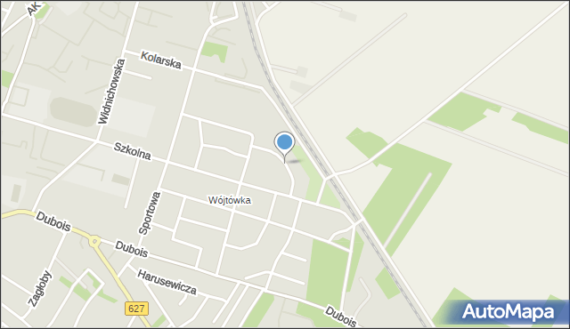 Ostrów Mazowiecka, Sienkiewicza Henryka, mapa Ostrów Mazowiecka
