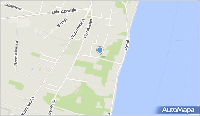 Serock powiat legionowski, Sienkiewicza Henryka, mapa Serock powiat legionowski