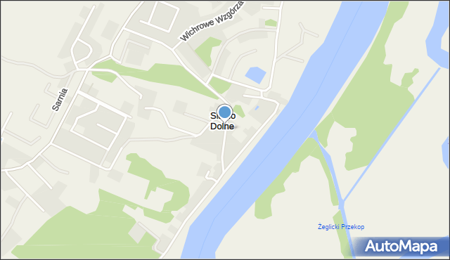 Siadło Dolne, Siadło Dolne, mapa Siadło Dolne