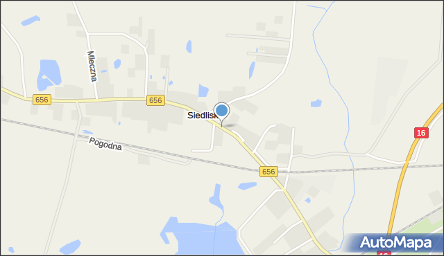 Siedliska gmina Ełk, Siedliska, mapa Siedliska gmina Ełk