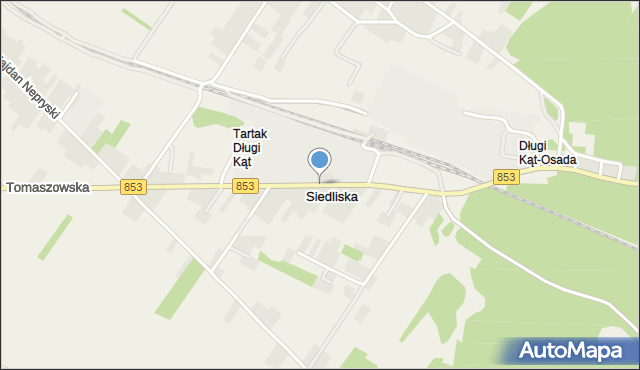 Siedliska gmina Józefów, Siedliska, mapa Siedliska gmina Józefów