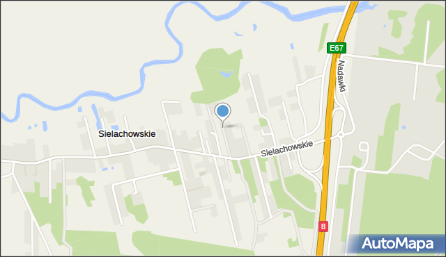 Sielachowskie, Sielachowskie, mapa Sielachowskie