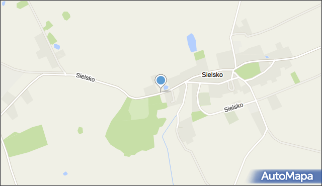 Sielsko gmina Węgorzyno, Sielsko, mapa Sielsko gmina Węgorzyno