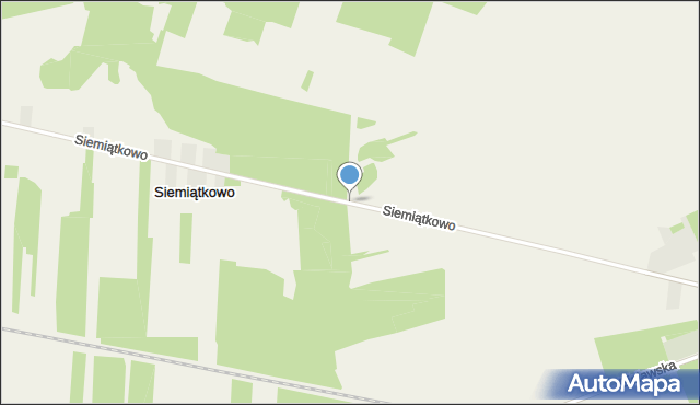 Siemiątkowo gmina Troszyn, Siemiątkowo, mapa Siemiątkowo gmina Troszyn