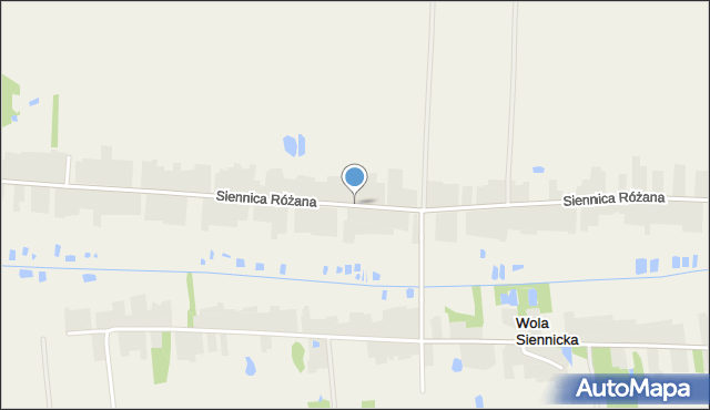 Siennica Różana, Siennica Różana, mapa Siennica Różana