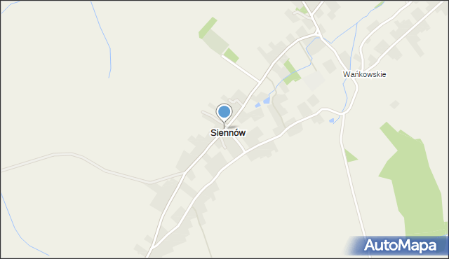 Siennów, Siennów, mapa Siennów