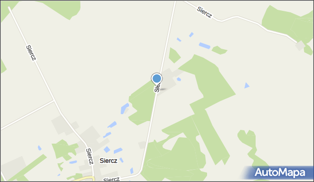 Siercz, Siercz, mapa Siercz