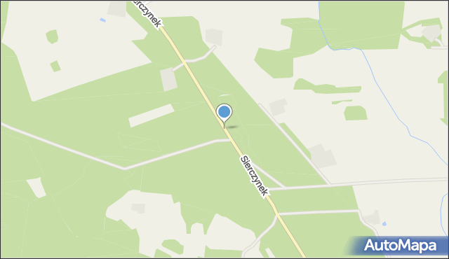 Sierczynek, Sierczynek, mapa Sierczynek