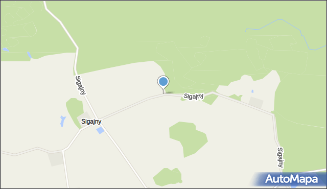 Sigajny, Sigajny, mapa Sigajny