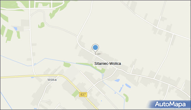 Sitaniec-Wolica, Sitaniec-Wolica, mapa Sitaniec-Wolica