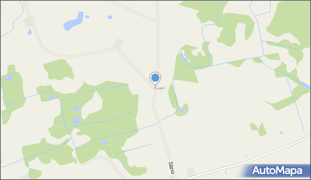 Sitno gmina Sośno, Sitno, mapa Sitno gmina Sośno