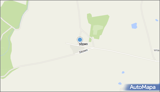 Sitowo, Sitowo, mapa Sitowo