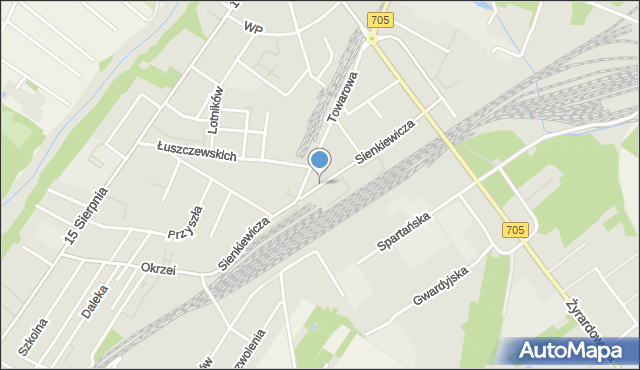 Sochaczew, Sienkiewicza Henryka, mapa Sochaczew