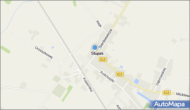 Stupsk, Sienkiewicza Henryka, mapa Stupsk