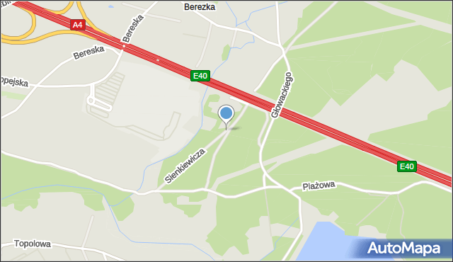 Trzebinia powiat chrzanowski, Sienkiewicza Henryka, mapa Trzebinia powiat chrzanowski