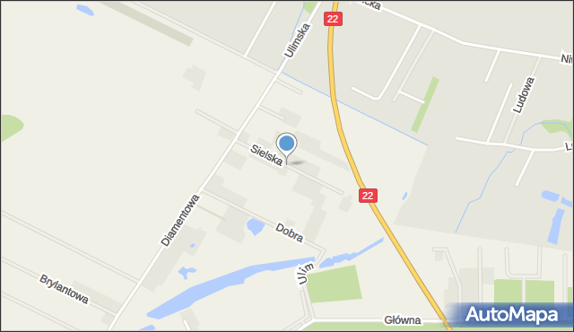 Ulim, Sielska, mapa Ulim