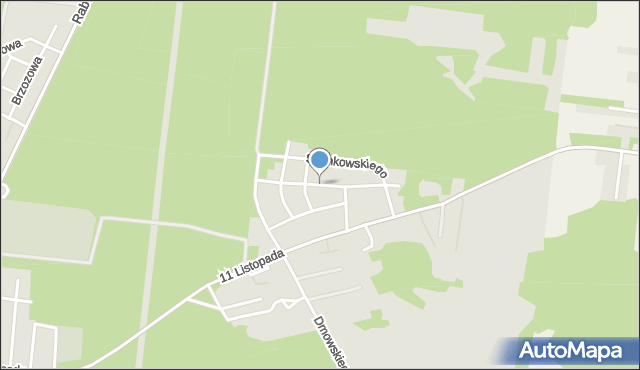 Wasilków, Sikorskiego Władysława, gen., mapa Wasilków
