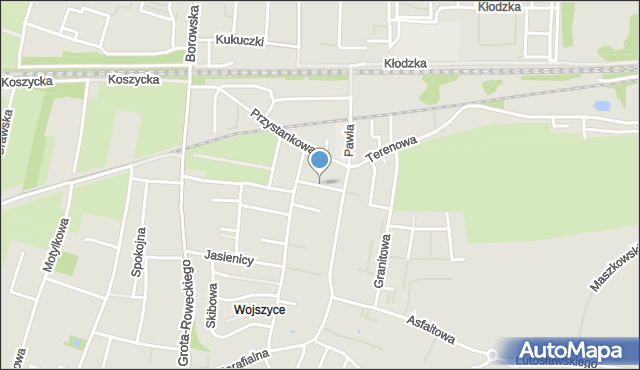 Wrocław, Siewców, mapa Wrocławia