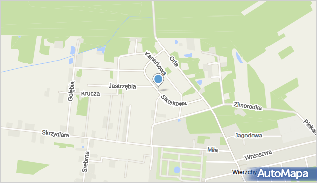 Wronowice gmina Łask, Sikorkowa, mapa Wronowice gmina Łask