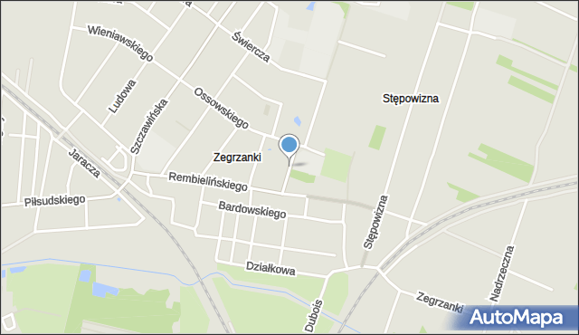 Zgierz, Sienkiewicza Henryka, mapa Zgierz