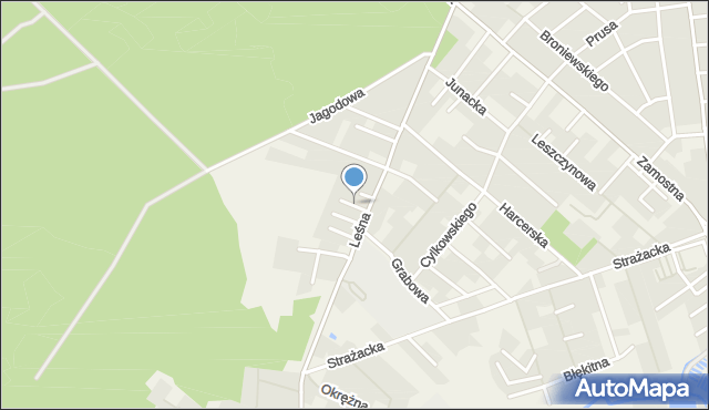 Bolszewo, Skłodowskiej-Curie Marii, mapa Bolszewo