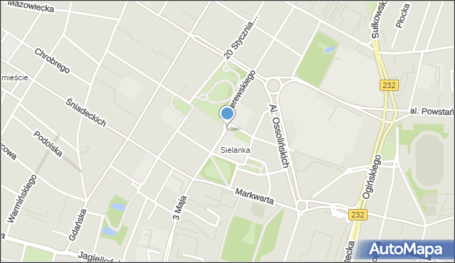 Bydgoszcz, Skwer Kopernika Mikołaja, mapa Bydgoszczy