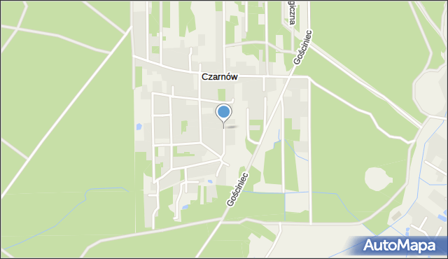 Czarnów gmina Konstancin-Jeziorna, Skalna, mapa Czarnów gmina Konstancin-Jeziorna