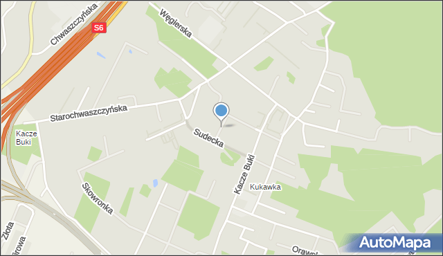 Gdynia, Skielnika Stefana, mapa Gdyni