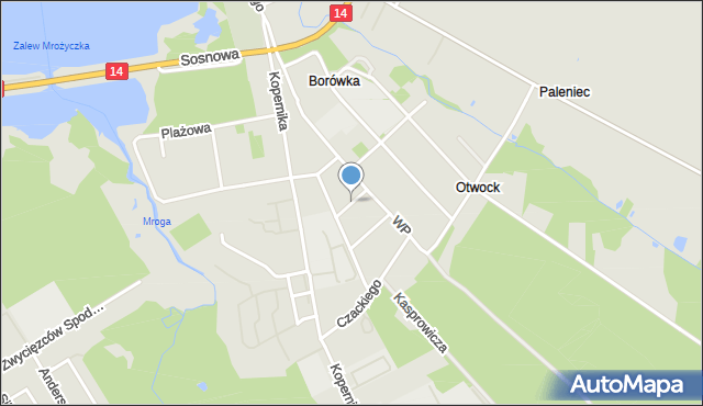 Głowno, Skłodowskiej-Curie Marii, mapa Głowno