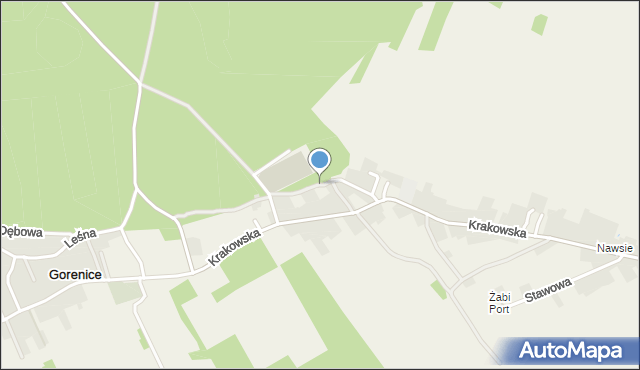 Gorenice, Skośna, mapa Gorenice