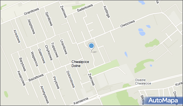 Gorzów Wielkopolski, Skrzetuskiego Jana, mapa Gorzów Wielkopolski