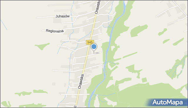 Jeleśnia, Składowa, mapa Jeleśnia